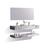 Stone Wash Sink two ceramic basin, Distinctive Design, Size 150 cm