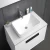 Chinese BMF Wood Vanity Unit, Size 80 cm, White Color