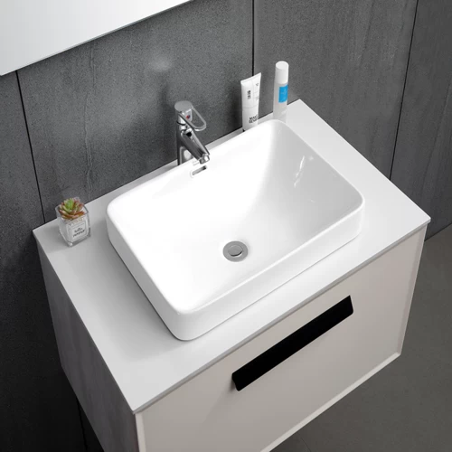 BMF Chinese Wooden Wash Unit, Dark gray, Size 60 cm BMF Chinese Wooden Wash Unit, Dark gray, Size 60 cm