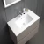 BMF Chinese Wooden Wash Sink, Dark gray, Size 60 cm