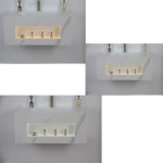 Distinctive Design Stone Wash Unit, 80 cm size, white color
