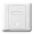 13A Fused Connection Unit, White Color, 86x86mm, Siemens (Delta Seata)