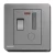 13A Fused Connection Unit with Double Pole Switch and Indicator, Dark Gray Color, 86x86mm, Siemens (Delta Arina)