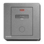13A Fused Connection Unit with Indicator, Dark Gray Color, 86x86mm, Siemens (Delta Arina)