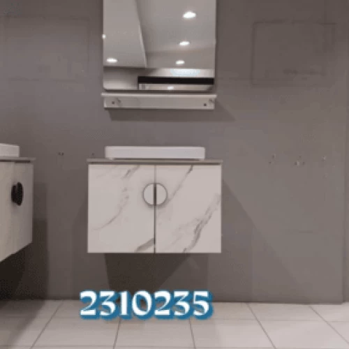 Wooden Washbasin unit two basin, size 120 cm, White marble color Color Wooden Washbasin unit two basin, size 120 cm, White marble color Color