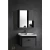Wooden Washbasin, 80 cm, Gray black Color