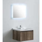 Wooden Wash Unit, 80 cm, Wooden light Color