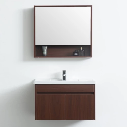 Wooden Vanity Unit, 60 cm, Dark wooden Color