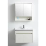 Wooden Wash Unit, 80 cm, white Color