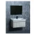 Wooden Body Washbasin, size 80 cm, white Color