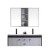 Wooden Wash Unit, Size 120 cm, Wooden light color