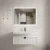 Wooden Basin Set, Distinctive Design, Gray color, 200 cm size