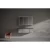 Treated Wood Bathroom Sink, Distinctive Design, Black color, 120 cm size