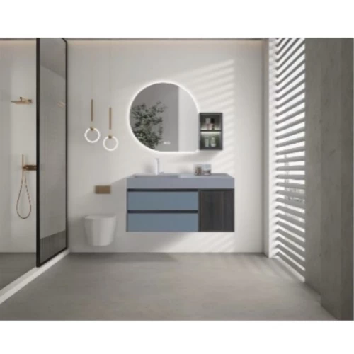 Contemporary Design Wooden Wash Unit, Size 80 cm, Grey Color Contemporary Design Wooden Wash Unit, Size 80 cm, Grey Color