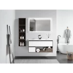 Elegant Look Wooden Vanity Unit, Size 100 cm, Grey Color