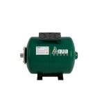Horizontal Tank 50 Liter Capacity, Pressure 8 bar, Diameter 385 mm, Height 590 mm, Green Color