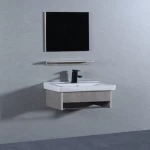Contemporary Design Wooden Wash Unit Wooden light color, Size 40 x 36 cm