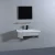 Distinctive Design Wooden Basin Set Light gray color, Size 40 x 36 cm
