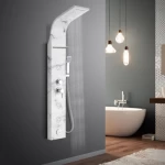 Shower Stainless Steel, Marble white color