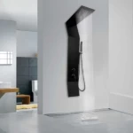 Shower System, Stainless Steel, black color