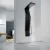Shower System, Stainless Steel, black color