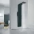 Wall-Mounted Shower Head, Stainless Steel, black color