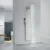 Wall-Mounted Shower System, Stainless Steel, Marble white color