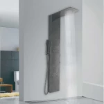 Wall Fixed Shower, Stainless Steel, Gray color