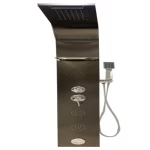 Wall Installation Shower, Stainless Steel, Bronze matte color