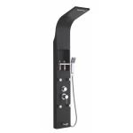 Wall-Mounted Shower, Metal Body, black color