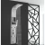 Wall-Mounted Shower, Stainless Steel, Chrome color