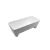 Classic stone Tub White matte color, Contemporary Design