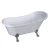 Classic Soaking Bath White color
