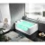 Jacuzzi Soaking Bath White Rectangular, Elegant Look
