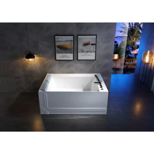 Jacuzzi Bathtub White Rectangular, Distinctive Design Jacuzzi Bathtub White Rectangular, Distinctive Design