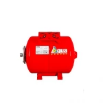 Horizontal Tank Pressure 8 bar, Capacity 50 Liter, Diameter 385 mm, Height 590 mm, Red Color
