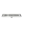 Stainless Steel Grate, Glossy Chrome Color, Size 60 × 10 cm