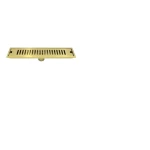 Stainless Steel Drain Cover, Glossy golden Color, Size 90 × 10 cm