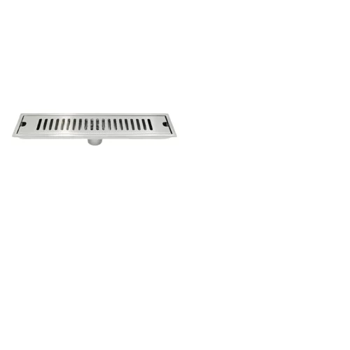 Stainless Steel Water Outlet, Matte Chrome Color, Size 100 × 10 cm Stainless Steel Water Outlet, Matte Chrome Color, Size 100 × 10 cm