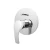 Concealed Shower Tap Handle, Round Design, Chrome, Compatible with Smart Model