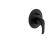 Concealed Shower Faucet Grip, Round Design, black, Compatible with Smart Model
