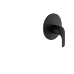 Concealed Shower Mixer Handle, Square Design, black, Compatible with Specific Version