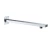 Wall-Mounted Shower Tube, Square Design, Chrome, 30 cm Size