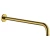 Chinese Attached to Wall Shower Pipe, Round Design, golden, 40 cm Size