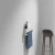Wall-Mounted Stone Shelf, Matte White Color, 50×10×15 cm Size