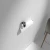 Wall-Mounted Stone Rack, Matte White Color, 50×10×8 cm Size