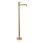 Freestanding Tub Mixer, Golden Finish