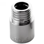 REMER Metal Connector, Male, 15 mm, Chrome Color