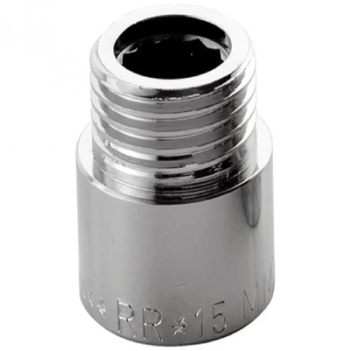 REMER Metal Connector, Male, 15 mm, Chrome Color REMER Metal Connector, Male, 15 mm, Chrome Color
