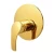Concealed Shower Mixer Handle, Round Design, Golden, Compatible with Smart Model